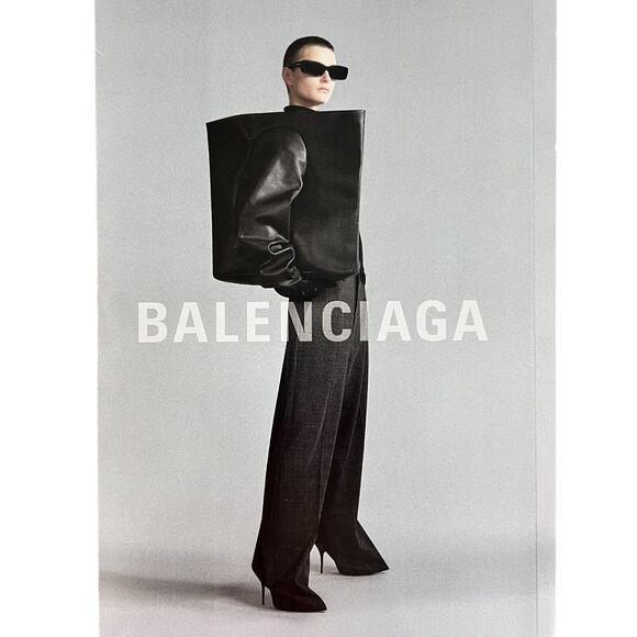 Balenciaga Luxury Fashion Women Demna 2-Page/2-Sided The Mud Show 2023 Print Ad - Picture 3 of 4